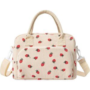 Stylish Large Insulated Lunch Bag - Leakproof Cooler Tote for Work & Picnic